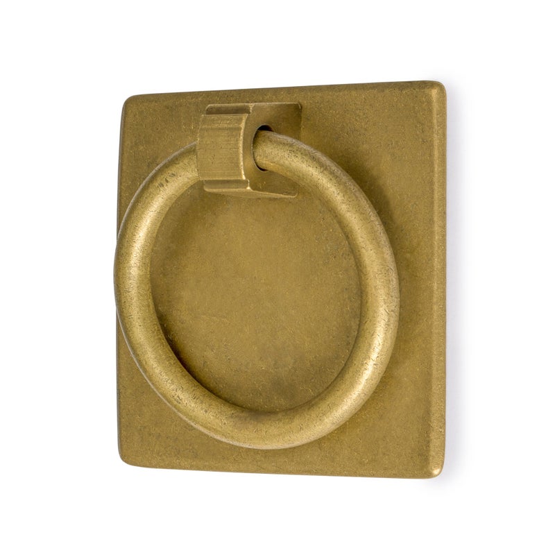 Hardware Philosophy "Ring Plate Pulls 2.3 Inches - Set of 2 - Architectural, Interior Design, Furniture Cabinet Customization Hardware - Image 3